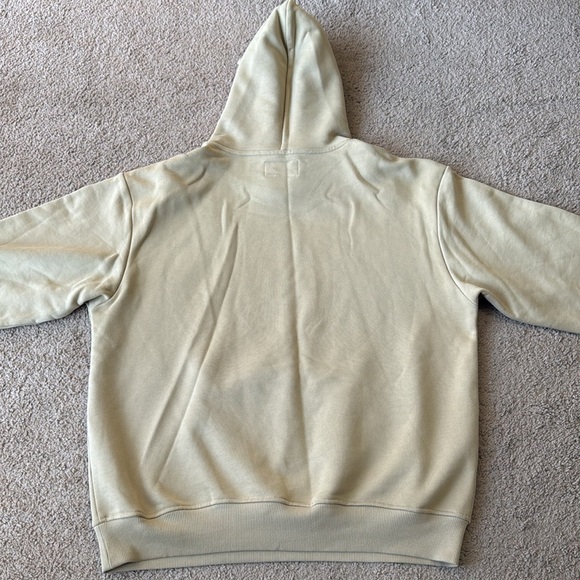 NEW Bogey Boys Golf by Macklemore Essentials Hoodie Tan/White Oversized - Picture 4 of 8